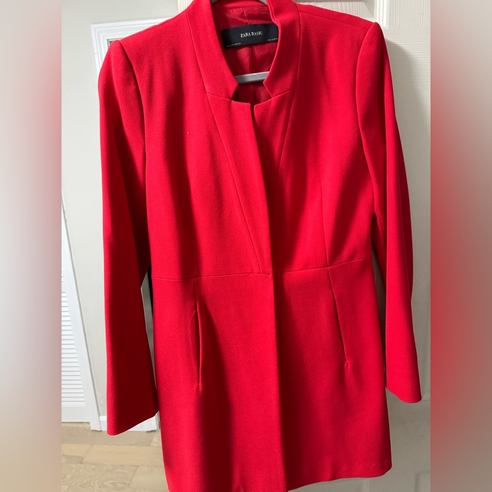 Zara Red Coat